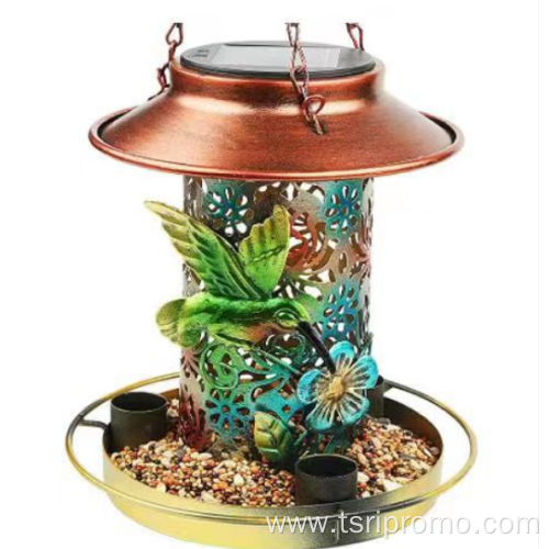 Solar Bird Feeder for Outdoors Hanging